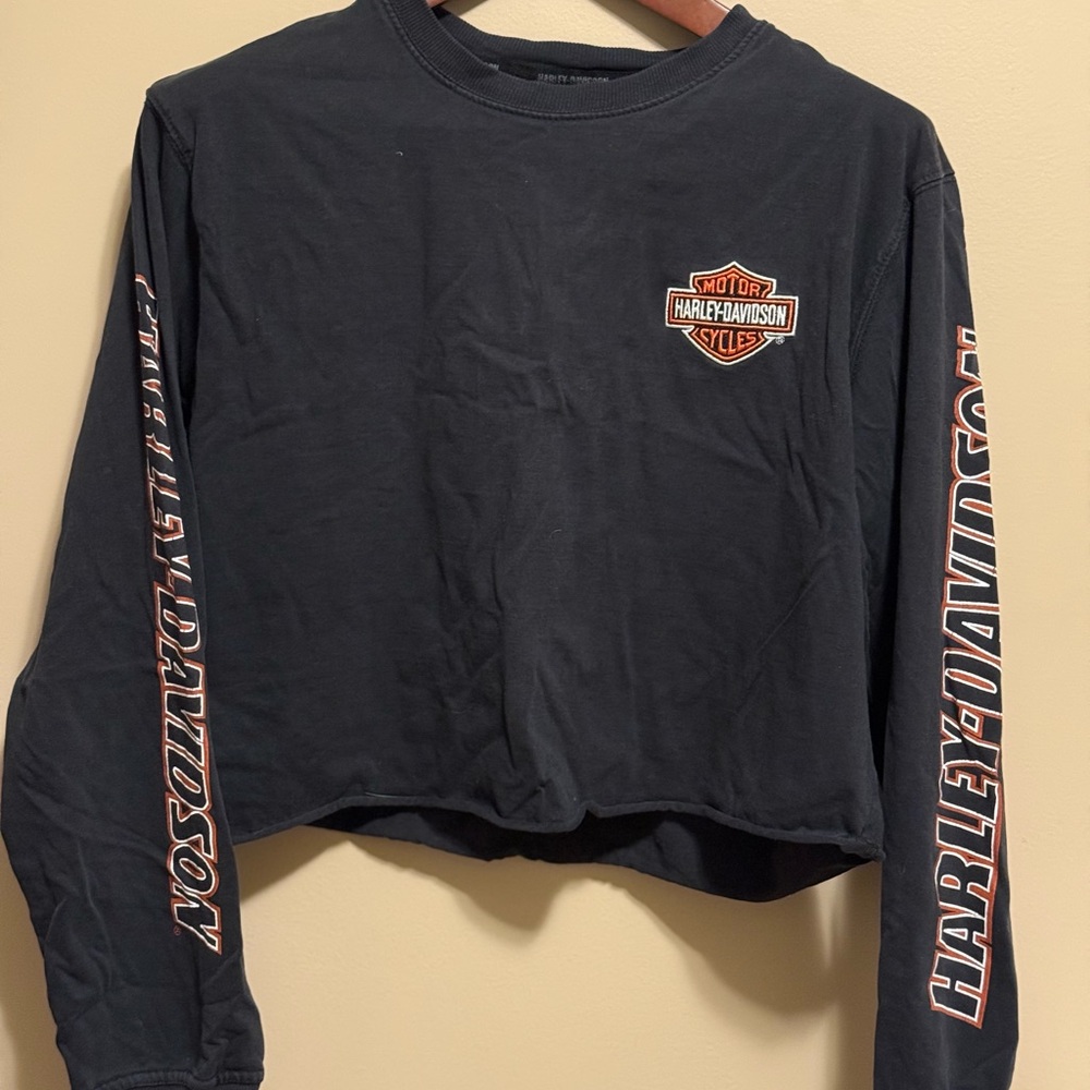 Harley-Davidson Cropped Long Sleeve Shirt